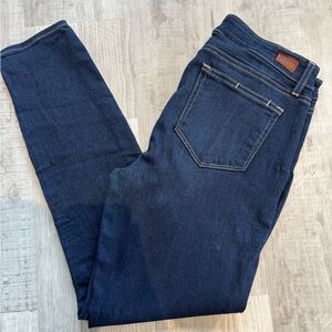 PAIGE Dark Indigo Skinny Jeans